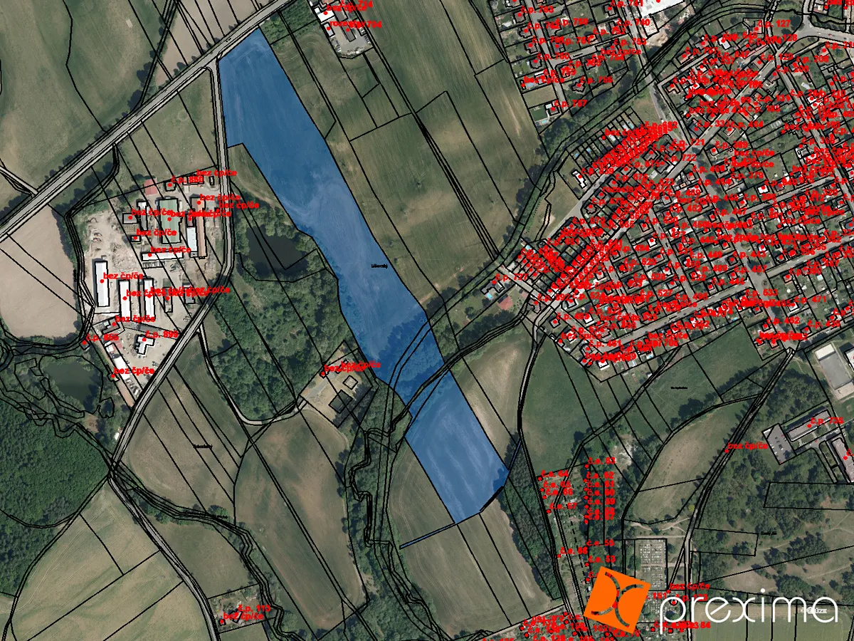 Prodej komerčního pozemku 62436 m²
